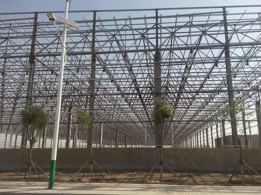 石河子汽车工业厂房网架